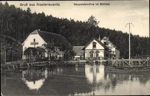 Ak Bad Klosterlausnitz in Thüringen, Blick auf die Naupolsmühle im Mühltal