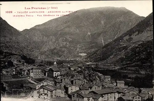 Ak Valls d'Andorra, Vue générale de l'Ouest
