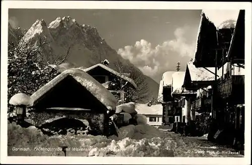 9 alte Ak Bayerische Alpen bei Garmisch, Zugspitze, diverse Ansichten