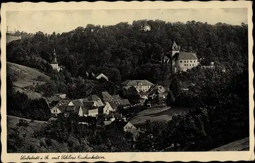 Ak Liebstadt im Erzgebirge, Panorama vom Ort mit Schloss Kuckuckstein