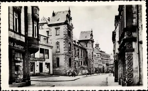 Ak Merzig an der Saar im Saarland, Stadthaus, Geschäft Jaeger 