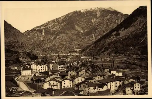 Ak Andorra la Vella Andorra, Vue sur la Ville