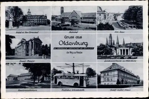 Ak Oldenburg in Holstein, Gruß aus Oldenburg, Ansichten vom Ort