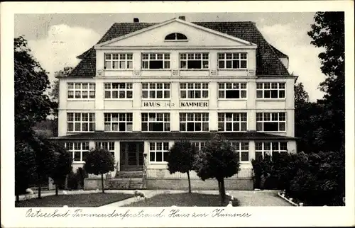 Ak Timmendorfer Strand in Ostholstein, Blick auf Haus zur Kammer