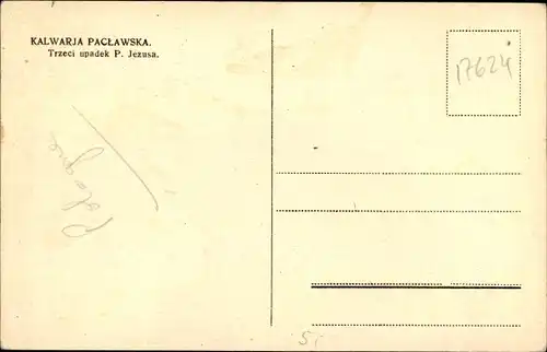 Ak Kalwaria Pacławska Polen, Trzeci upadek P. Jezusa