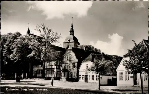 Ak Burg Insel Fehmarn Schleswig Holstein, Partie im Ort