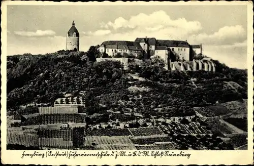 Ak Freyburg an der Unstrut Sachsen Anhalt, Blick auf die Burg