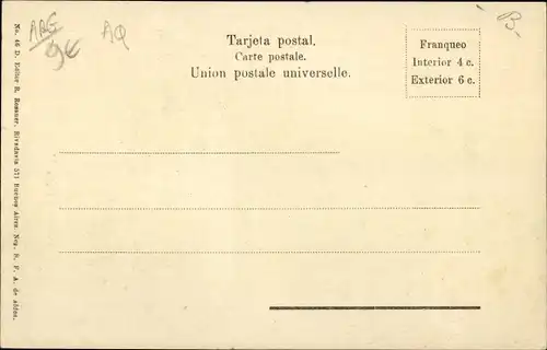 Ak Buenos Aires Argentinien, Palacio de La Prensa, Stadtansicht, Straßenpartie