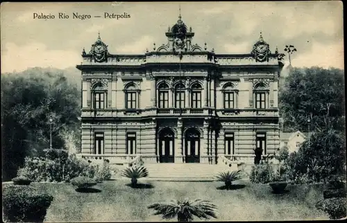 Ak Petrópolis Brasilien, Palacio Rio Negro, Palast
