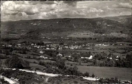 Ak St. Lupicin Jura, Vue générale, Totalansicht der Ortschaft mit Umgebung