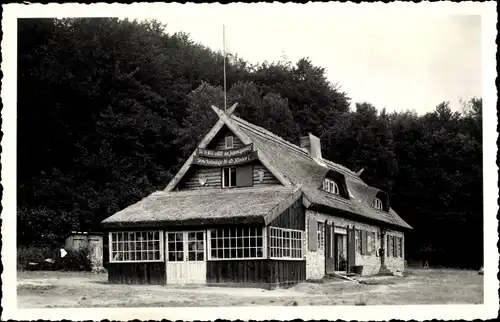 Foto Ak Werbellin Schorfheide, FDJ Ferienlager 1951, Großer Buckowsee, Bewag erfüllt Jugendgesetz