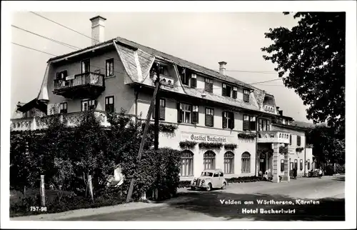 Ak Velden am Wörther See in Kärnten, Hotel Bacherlwirt
