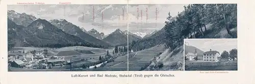 Klapp Ak Bad Medratz in Tirol, Kur- und Bade- Etablissement, Kesselspitze, Wildeben, Ilmspitze