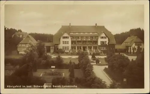 Ak Königsfeld im Schwarzwald Baar Kreis, Blick auf das Sanatorium Luisenruhe