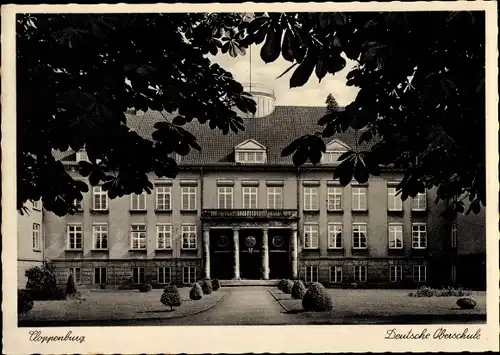 Ak Cloppenburg in Niedersachsen, Deutsche Oberschule