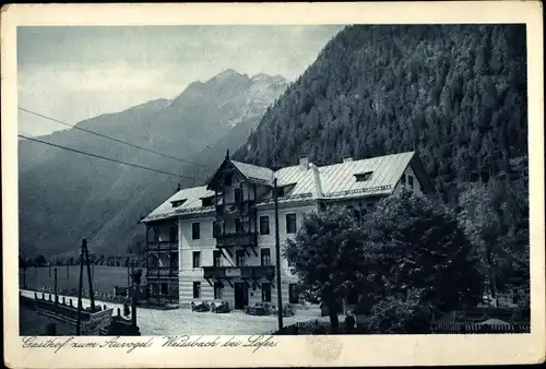 Ak Weißbach in Salzburg, Gasthof zum Auvogel, Inh. K. Schowald