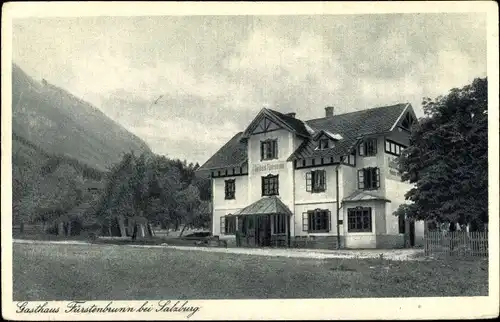 Ak Fürstenbrunn Grödig in Salzburg, Gasthaus Füstenbrunn