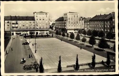 Ak Hradec Králové Königgrätz Stadt, Ulrychovo namesti, Platz