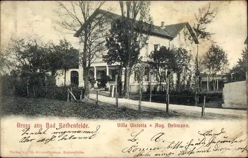 Ak Bad Rothenfelde am Teutoburger Wald, Villa Victoria, Inh. Aug. Holtmann
