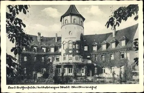 Ak Bad Rothenfelde am Teutoburger Wald, Weidtmannshof, Gartenansicht