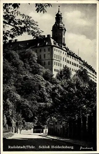 Ak Rudolstadt in Thüringen, Teilansicht vom Schloss Heidecksburg