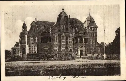 Ak Papenburg im Emsland, Rathaus, Außenansicht