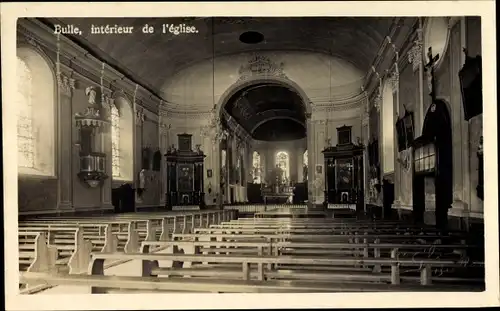 Ak Bulle Kt. Freiburg Schweiz, Interieur de l'Eglise, Innenansicht der Kirche