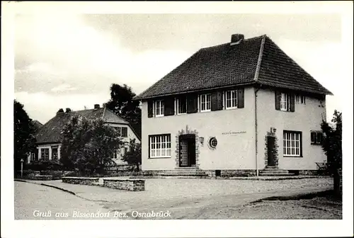 Ak Bissendorf in Niedersachsen, Raiffeisenkasse, Außenansicht von der Straße