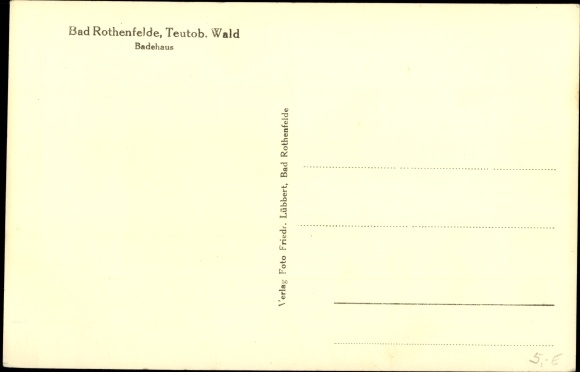 Ak Bad Rothenfelde am Teutoburger Wald, Badehaus mit