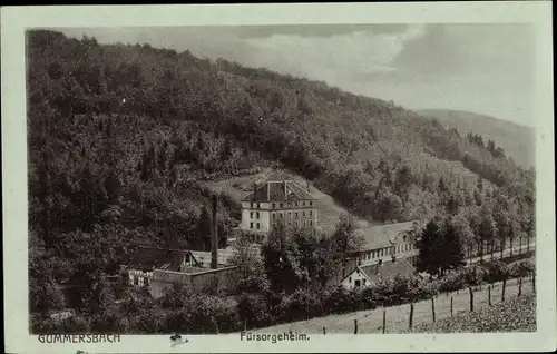 Ak Gummersbach im Oberbergischen Kreis, Fürsorgeheim und Umgebung