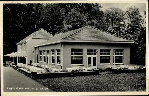 Ak Burgsteinfurt Steinfurt in Nordrhein Westfalen, Bagno Gaststätte, Inh. A. Gethmann