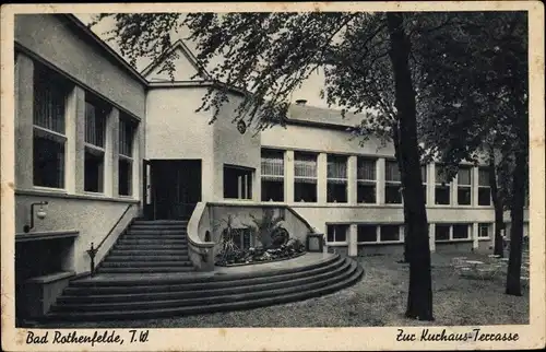 Ak Bad Rothenfelde am Teutoburger Wald, zur Kurhaus Terrasse