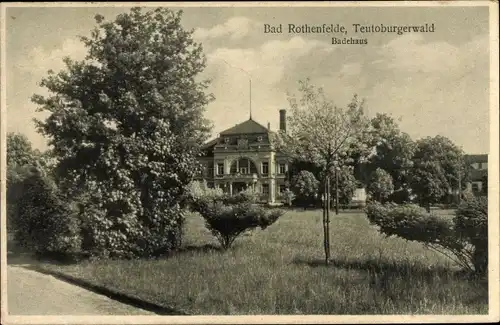 Ak Bad Rothenfelde am Teutoburger Wald, Badehaus, Panorama