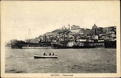 Ak Ancona Marche, Panorama, Vista della città