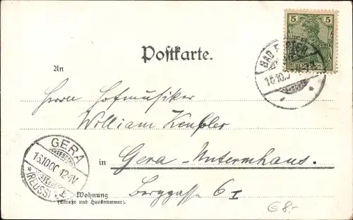 Ak Schöneck im Vogtland Sachsen, Blick auf den Ort