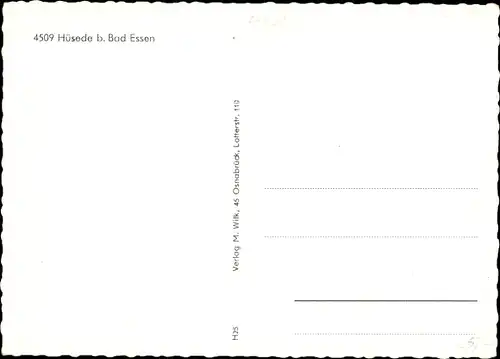 Ak Hüsede Bad Essen in Niedersachsen, Ansichten vom Ort, Totale, Gasthaus