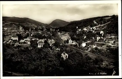 Ak Kirn an der Nahe in Rheinland Pfalz, Panoramaansicht von Ortschaft und Umgebung