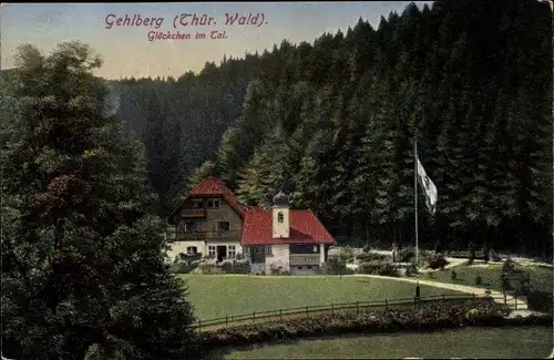 Ak Gehlberg in Thüringen, Glöckchen im Tal, Wald