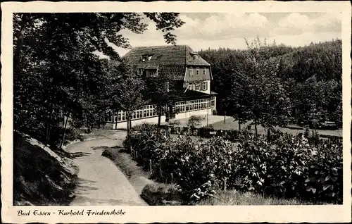 Ak Bad Essen in Niedersachsen, Blick zum Kurhotel Friedenshöhe