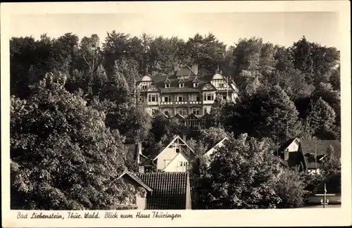 Ak Bad Liebenstein im Thüringer Wald, Blick zum Haus Thüringen