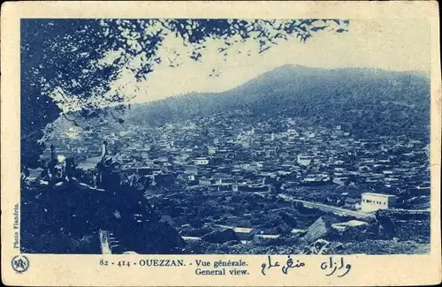 Ak Ouezzan Marokko, Vue generale, General View, Totalansicht