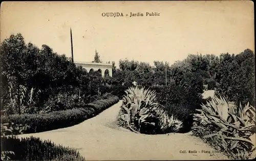 Ak Oudjda Oujda Marokko, Jardin Public, Parkanlage