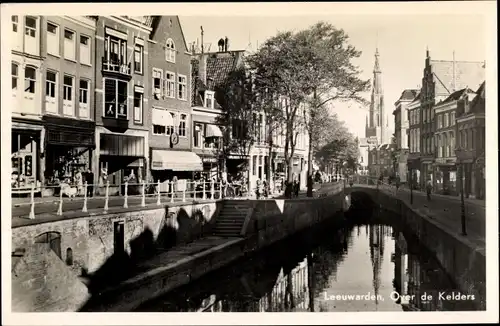 Ak Leeuwarden Friesland Niederlande, Over de Kelders, Geschäfte