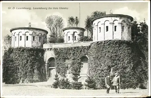 Ak Luxemburg, Les Trois Glands, Fort Thüngen, Festung