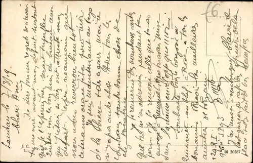 Ak Landau in der Pfalz, Partie auf dem Postplatz