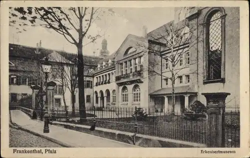 Ak Frankenthal in Rheinland Pfalz, Seitenblick auf das Erkenbertmuseum