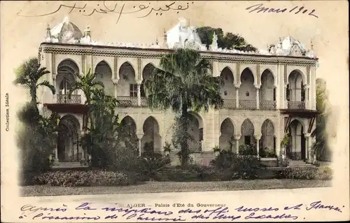 Ak Algier Alger Algerien, Palais d'Eté du Gouverneur