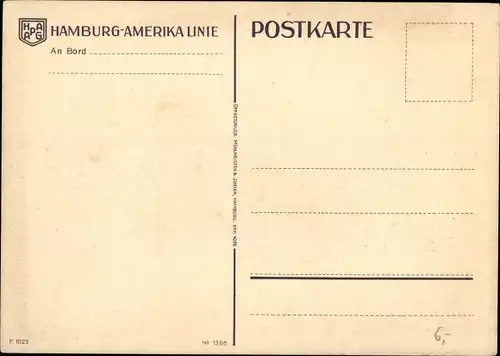 Künstler Ak Bohrdt, Hans, Guayrá Paraguay, Dampfschiff, HAPAG