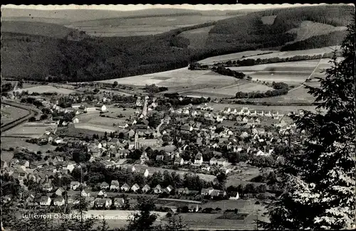 Ak Olsberg im Sauerland, Blick auf den Ort mit Umgebung