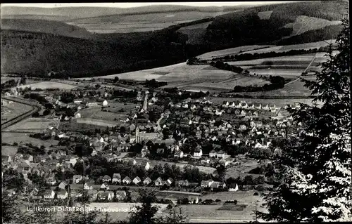 Ak Olsberg im Sauerland, Blick auf den Ort mit Umgebung